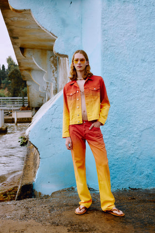 GENERATION78 | TRUCKER JACKET IN OMBRE DENIM