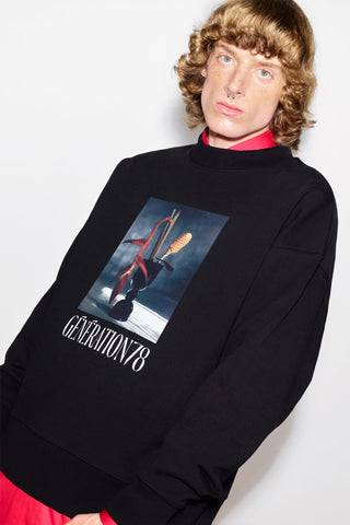 GENERATION78 | VASE PRINT OVERSIZED SWEATSHIRT