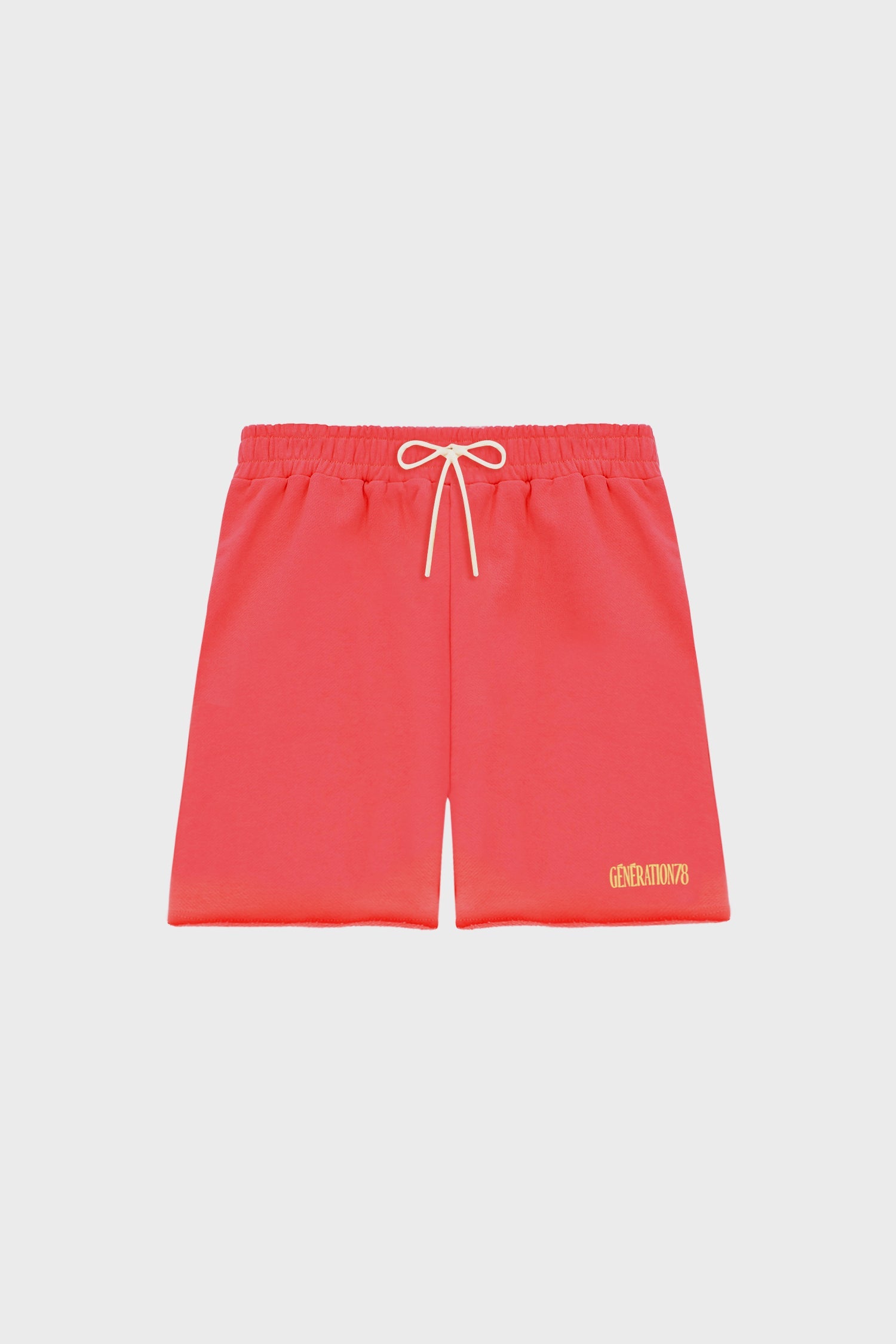 Drawstring Shorts Orange Jersey Shorts Boys' Bermuda Shorts In