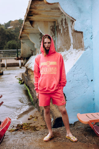 GENERATION78 | WIDE - LEG DRAWSTRING SHORTS IN COTTON JERSEY