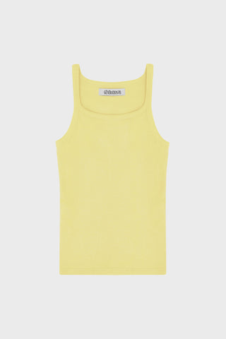 GENERATION78 | THIN - STRAP TANK TOP IN RIBBED JERSEY