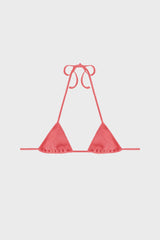 TRIANGLE BIKINI TOP IN RIBBED JERSEY